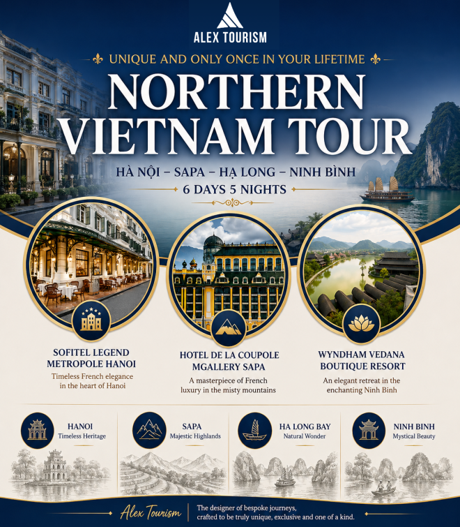 HANOI – SAPA – HALONG BAY – NINH BINH | 6 DAYS 5 NIGHTS